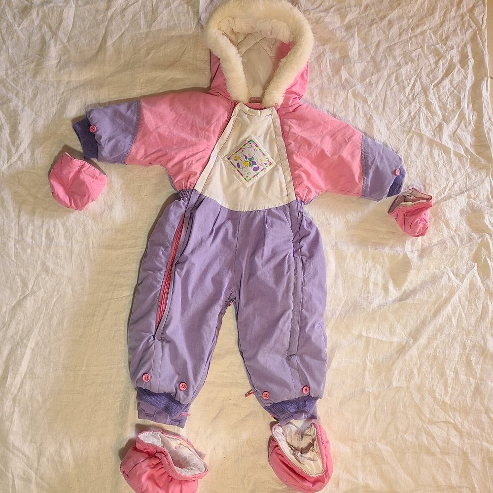 Infant insulated snow suit
